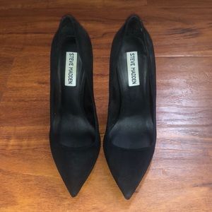 Black Steve Madden Pointy Heels Size 6